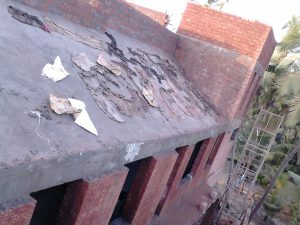 Roof over caretaker's flat