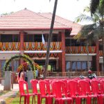 Villa Malpe decorated with flowers