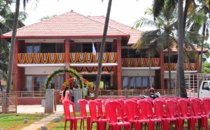 Villa Malpe decorated with flowers