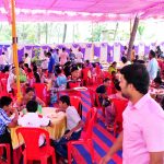 Guests enjoying the lunch